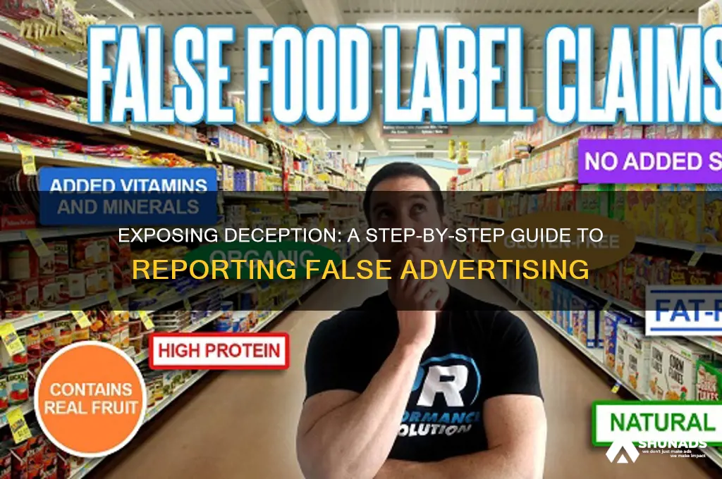 how to report a business for false advertising