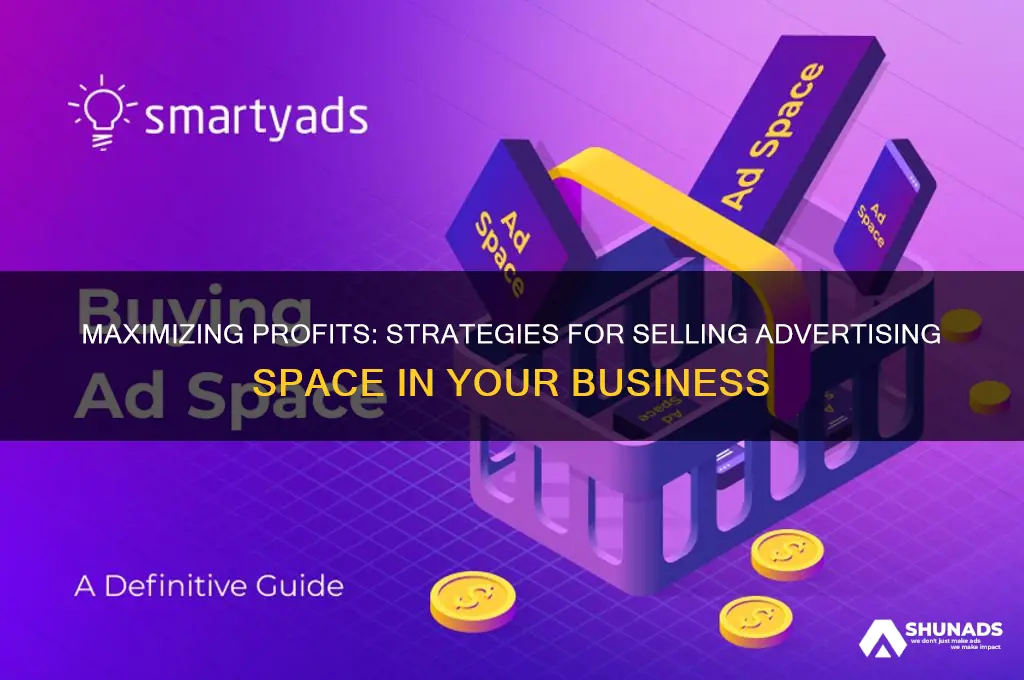 how to run a business that sells advertising space