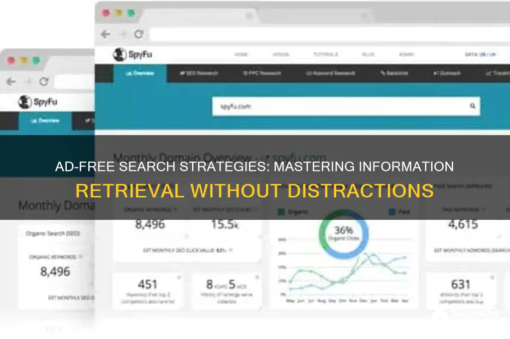 how to search for information without getting bombarded with advertisements