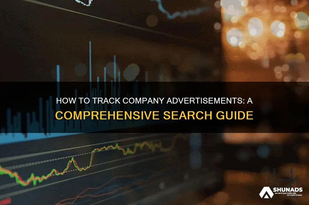 how to search if a company put advertisements