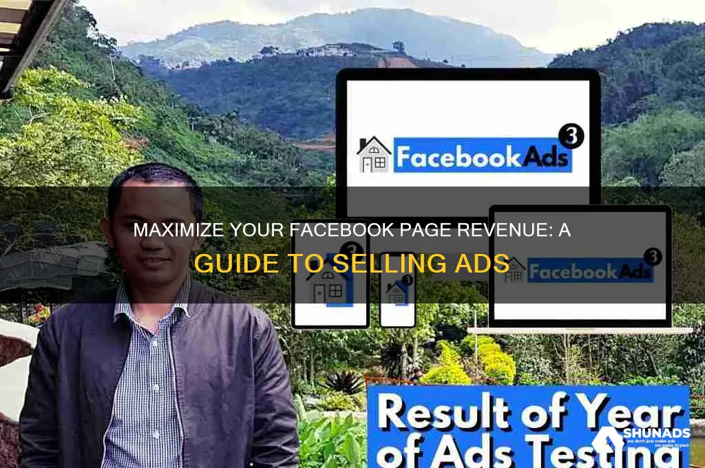 how to sell advertising on my facebook page