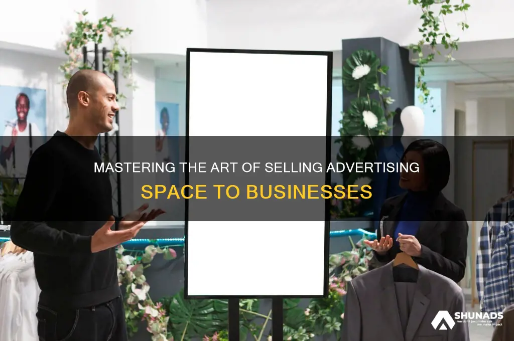 how to sell advertising space to companies