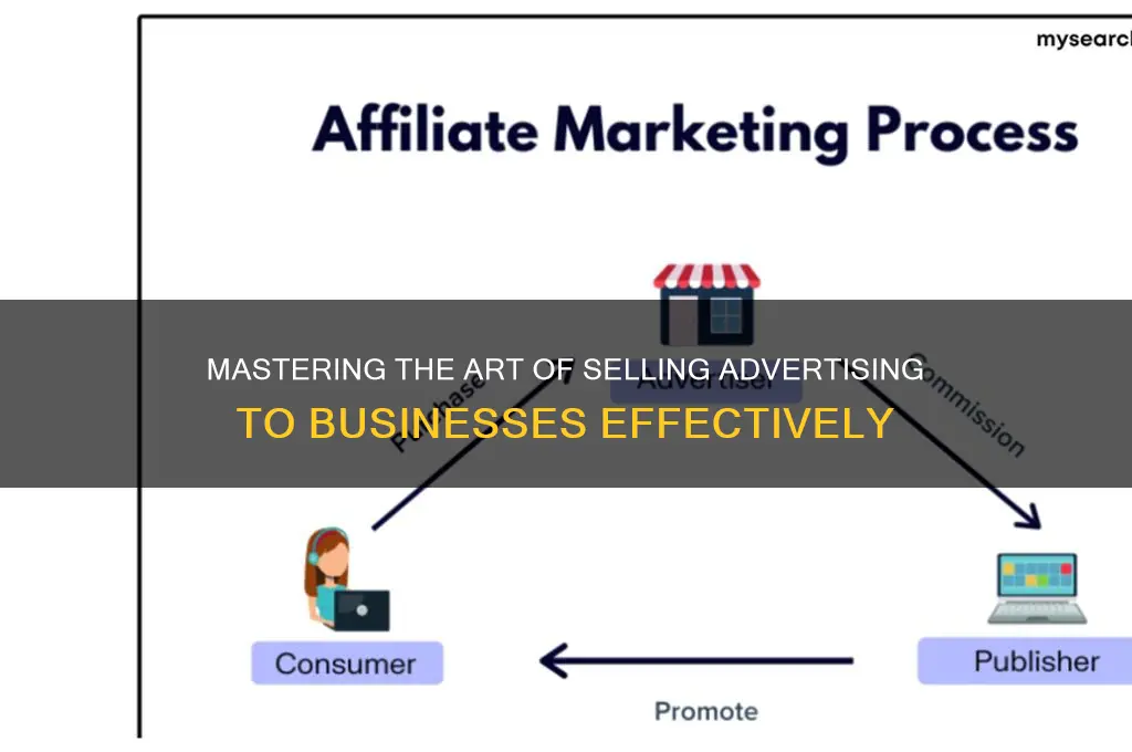 how to sell advertising to businesses