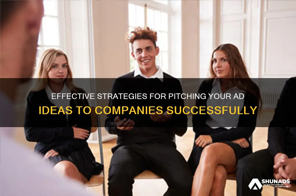how to send advertisement ideas to companies