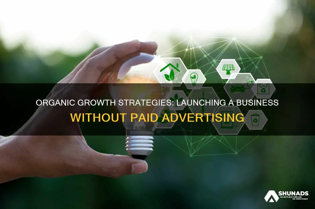 how to set up a business without advertising