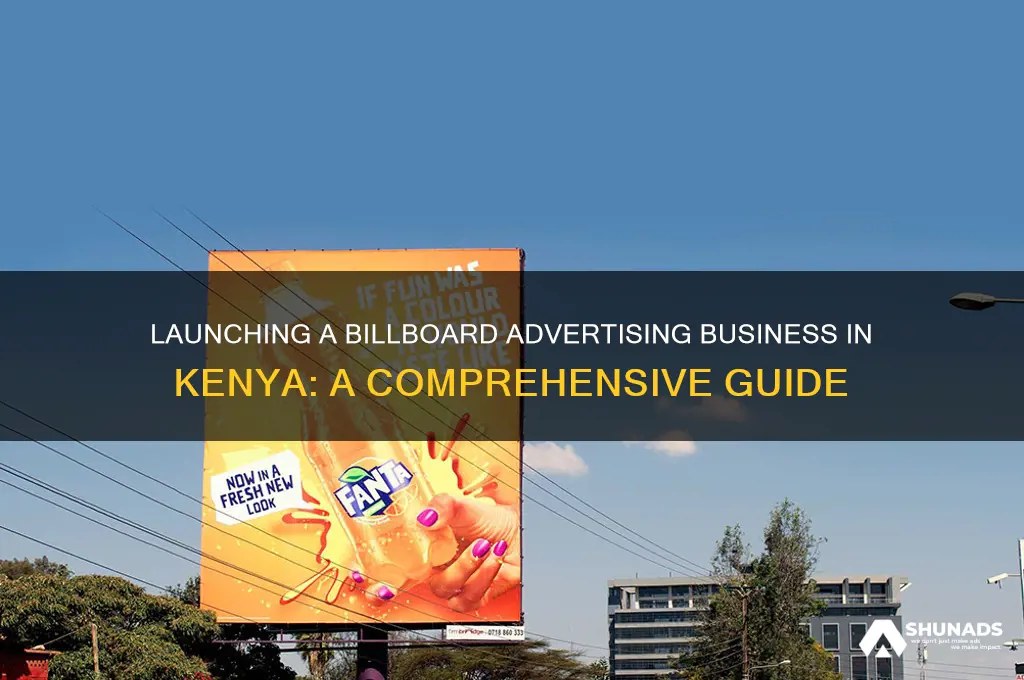 how to start a billboard advertising business in kenya