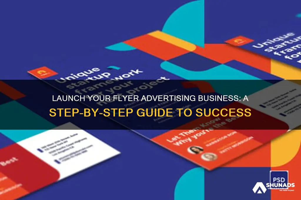 how to start a flyer advertising business