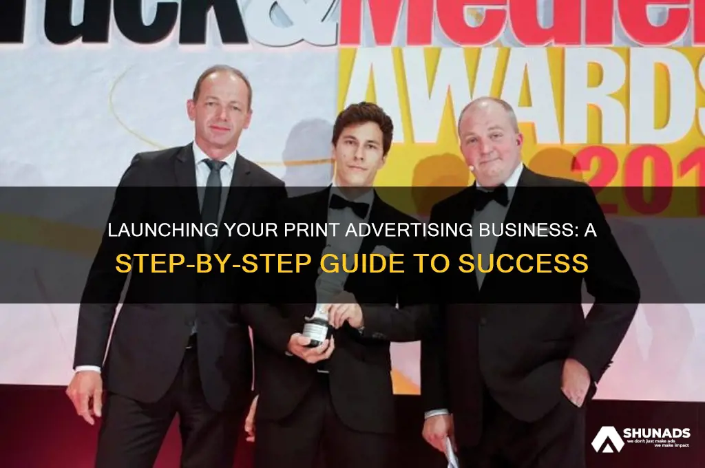how to start a print advertising business
