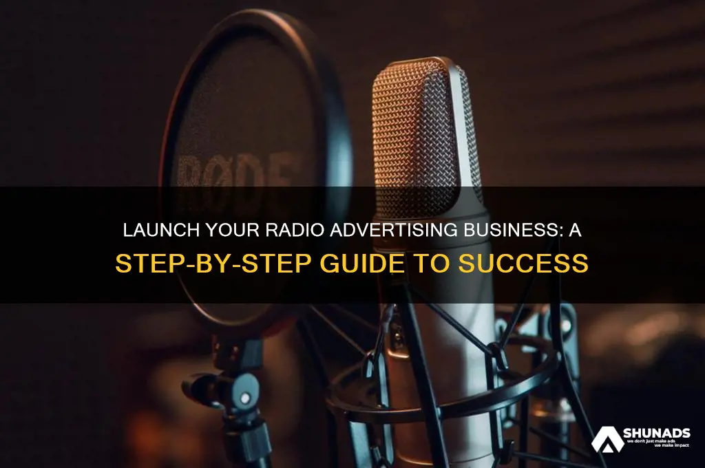 how to start a radio advertising business