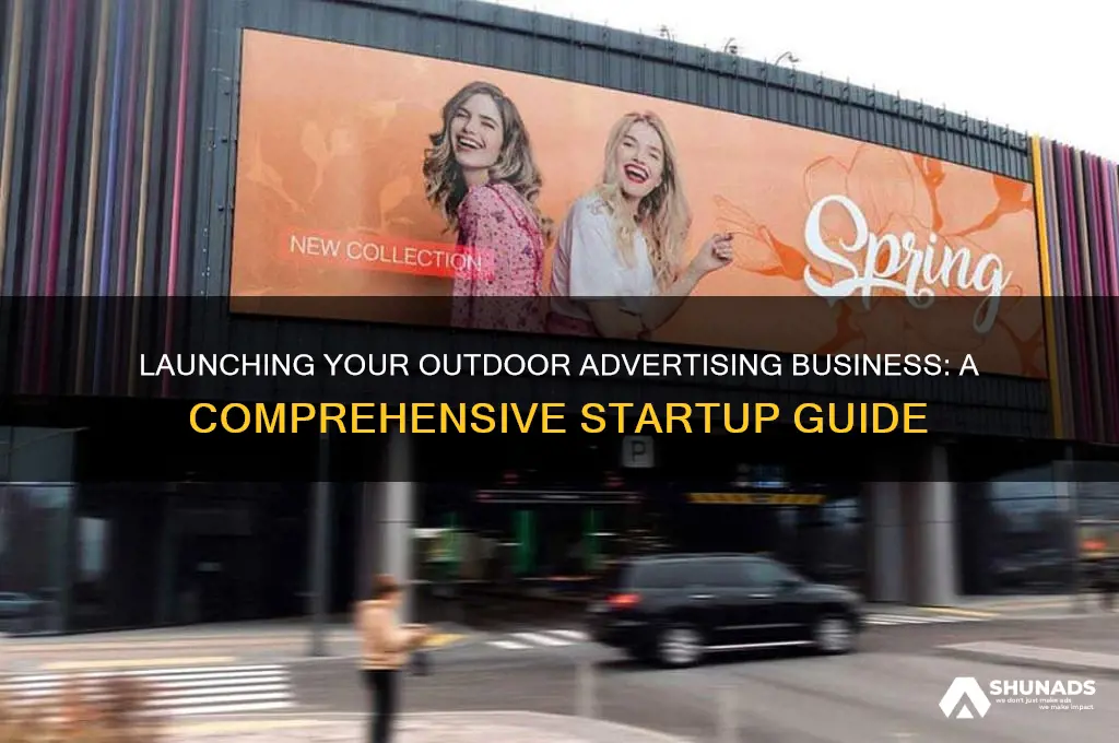 how to start an outdoor advertising business