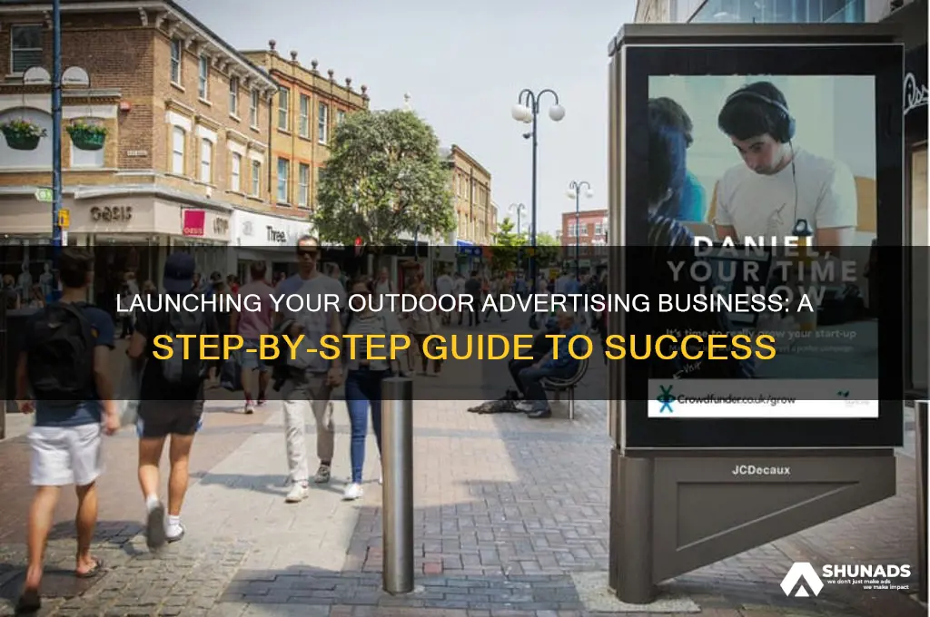 how to start an outdoor advertising company