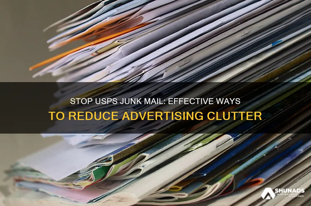 how to stop getting advertising mail from usps