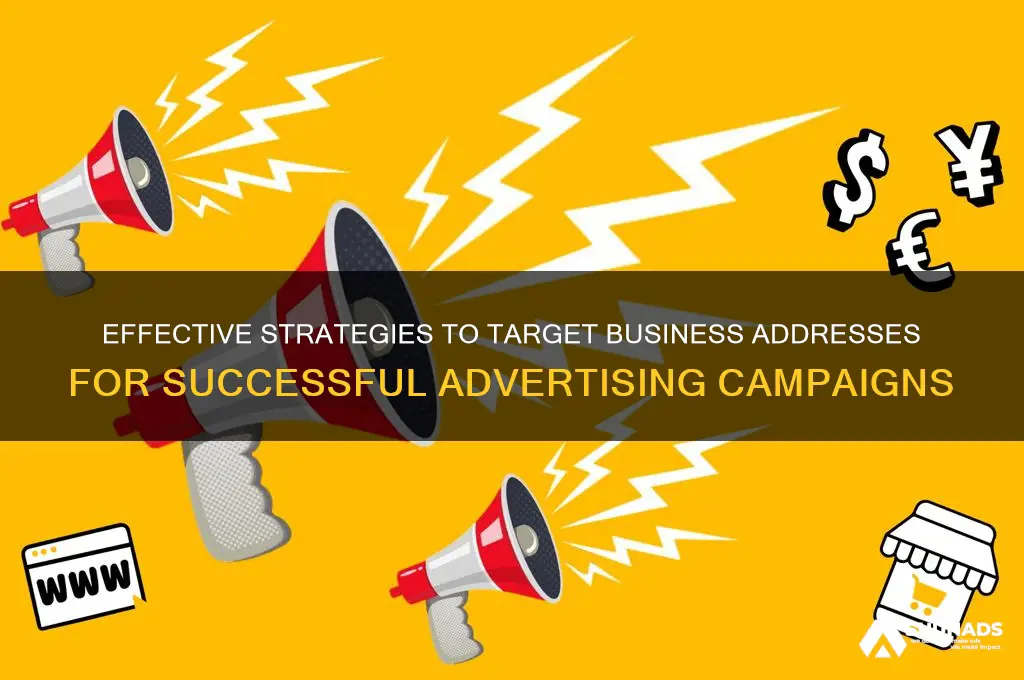 how to target a business address for advertising