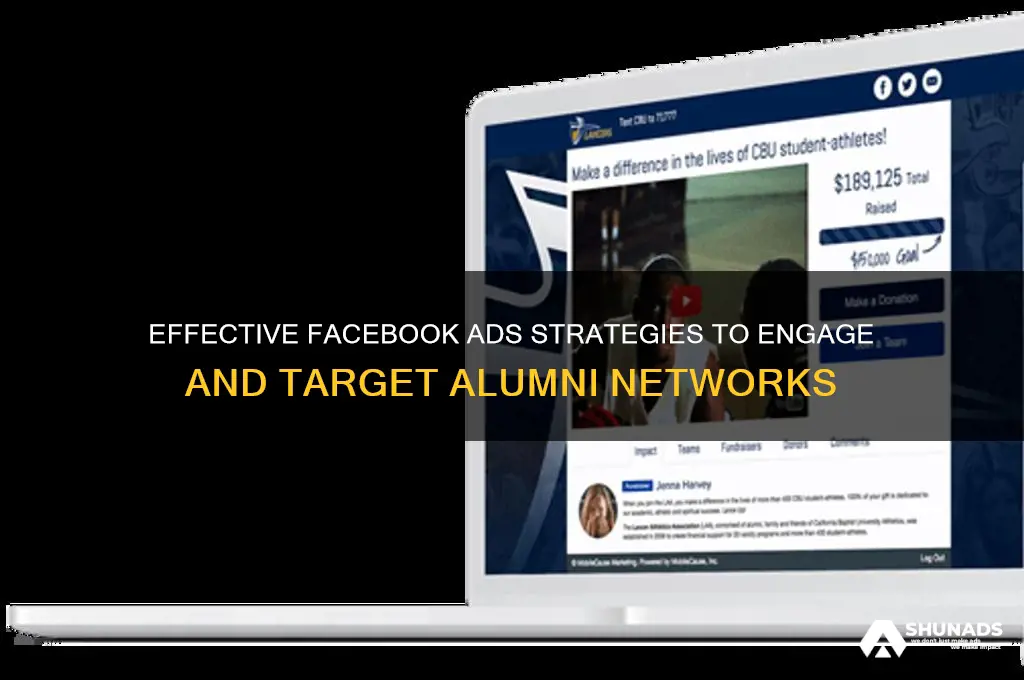 how to target alumni in facebook advertising