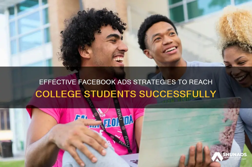 how to target college students on facebook advertising