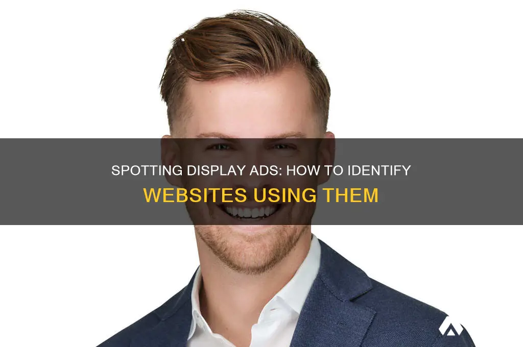 how to tell if a website is using display advertising