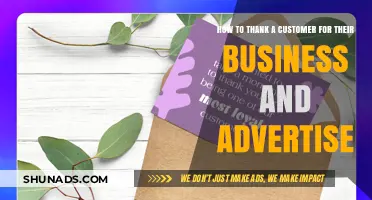 Boost Loyalty: Thank Customers and Promote Your Business Effectively
