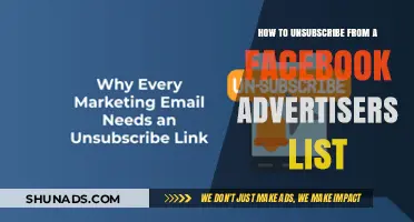 How to Unsubscribe from Facebook Advertisers List Easily