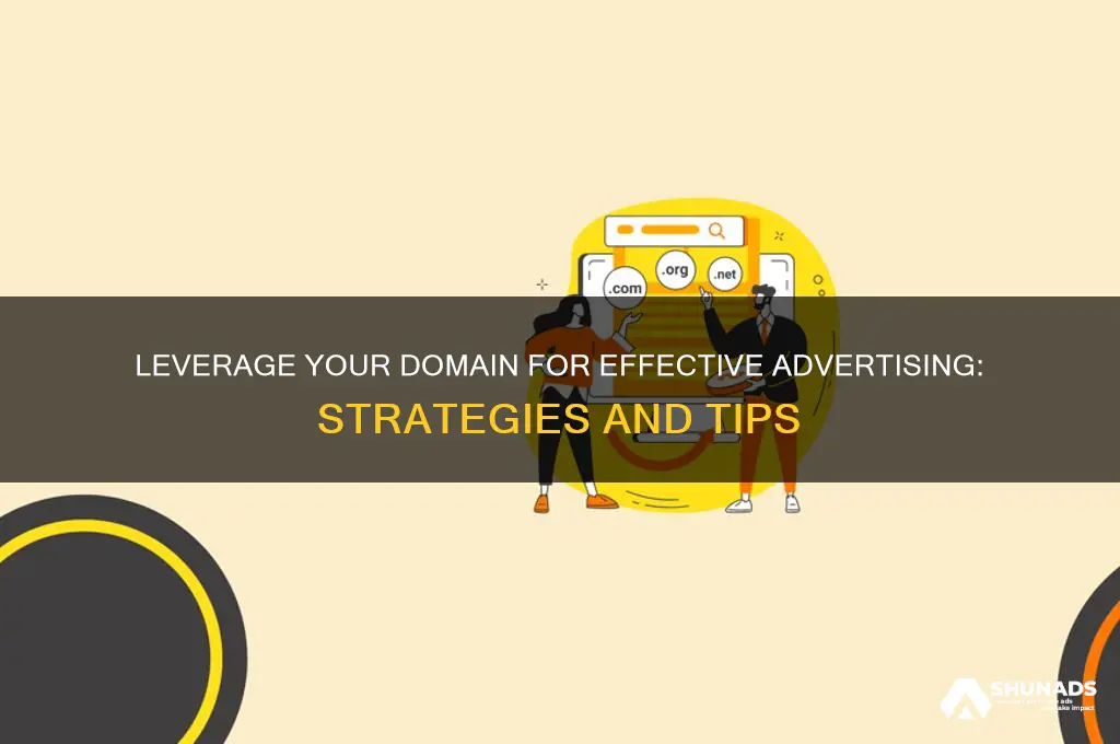 how to use a domain to advertise