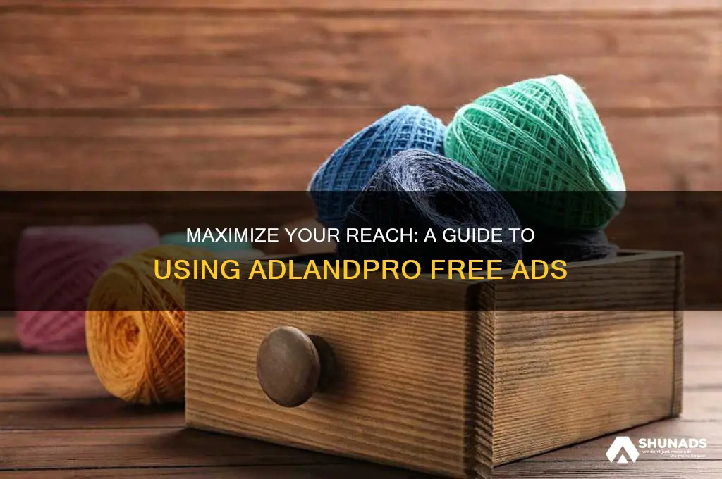 how to use adlandpro free advertisement