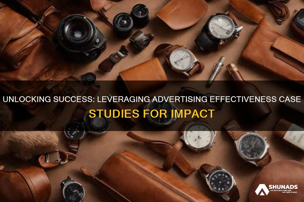 how to use advertising effectiveness case studies