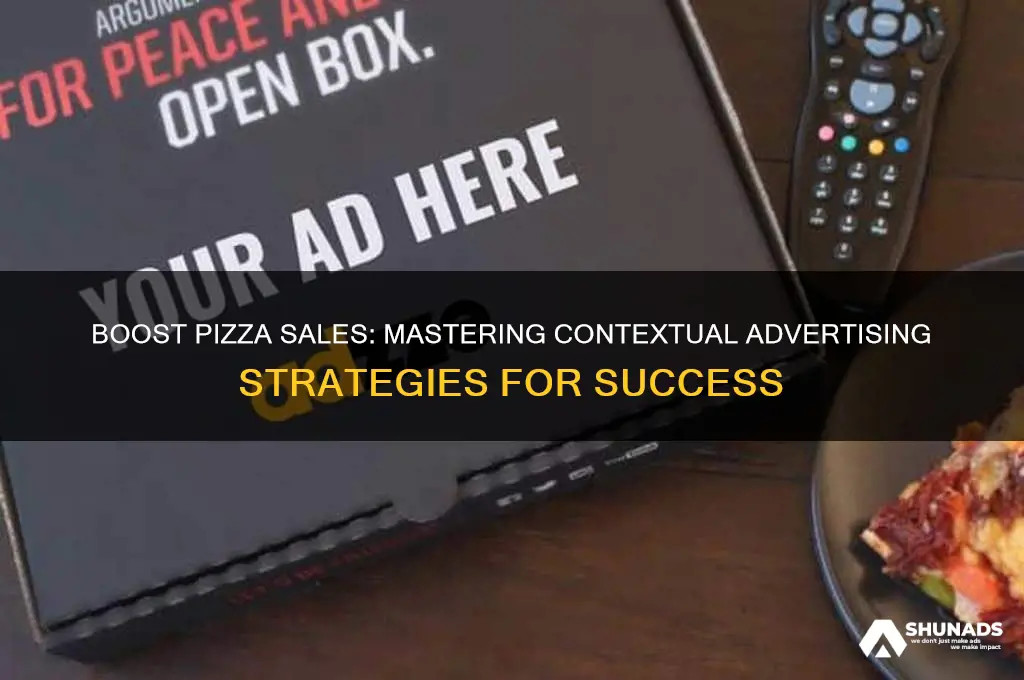 how to use contextual advertising for pizza