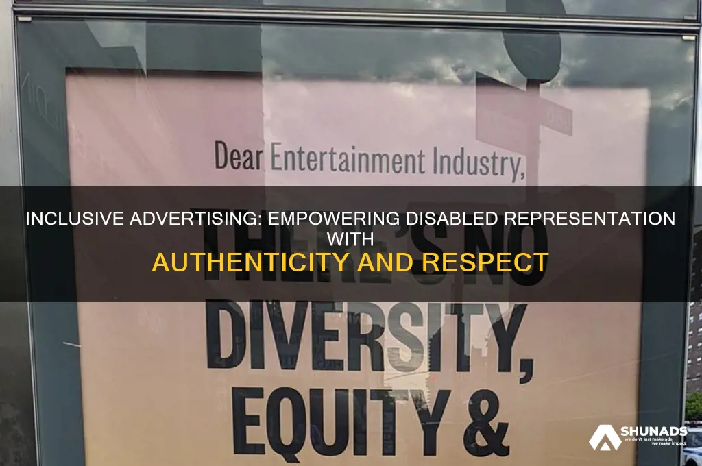 how to use disabled people correctly in advertising