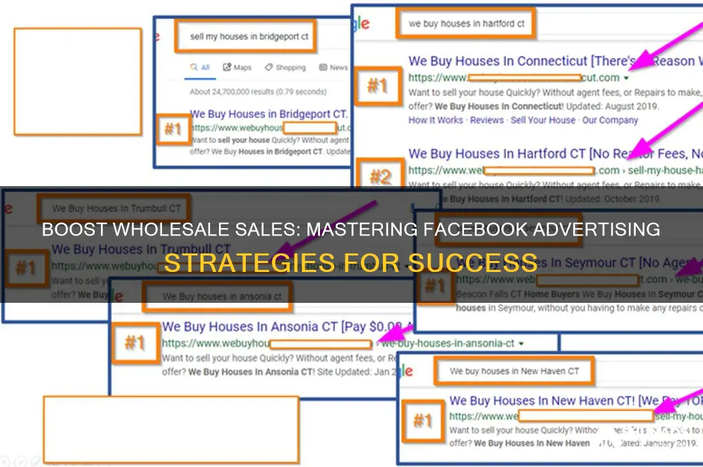 how to use facebook advertiseing for wholesale business