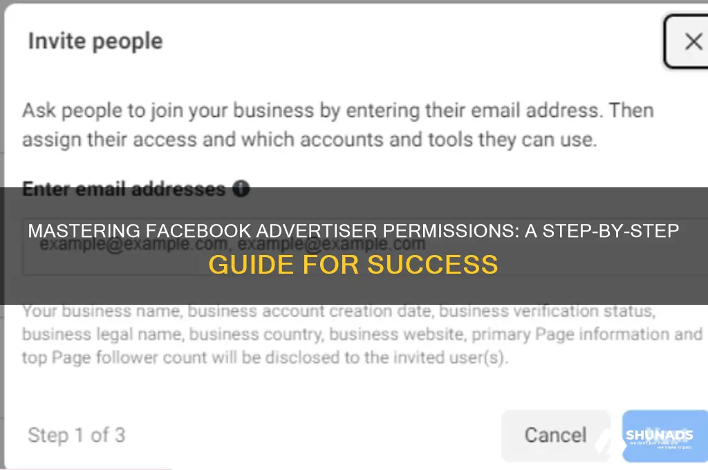 how to use facebook advertiser permission