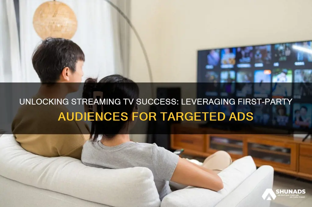 how to use first party audiences in streaming tv advertising