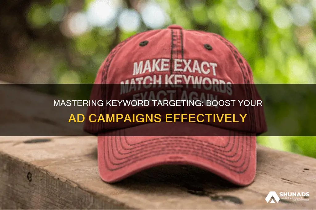 how to use keyword targeting on advertising campaigns