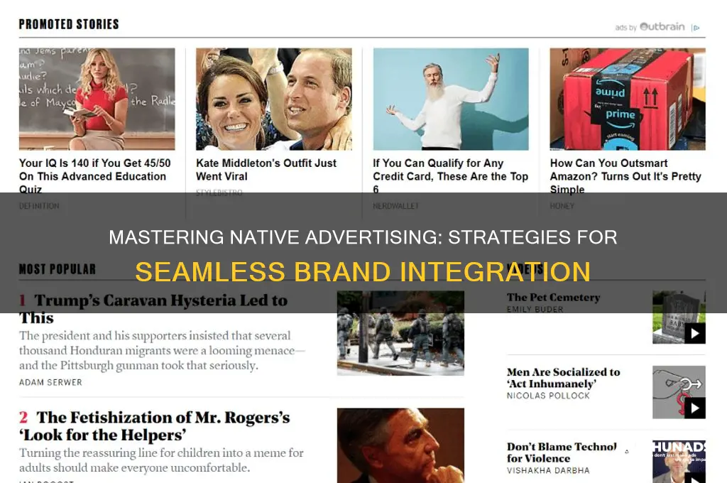 how to use native advertising