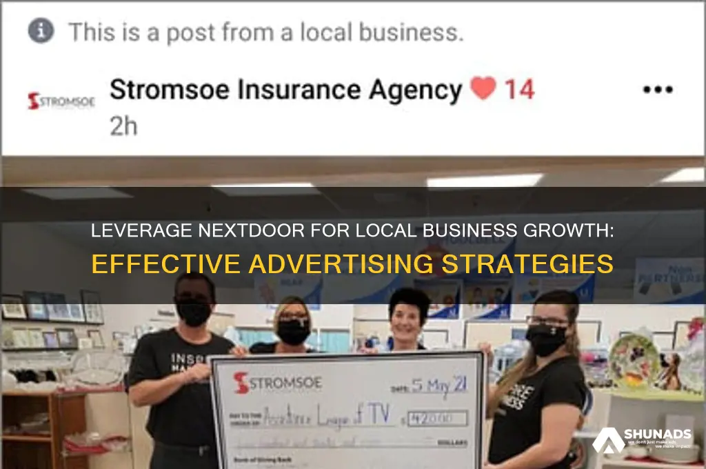 how to use nextdoor to advertise