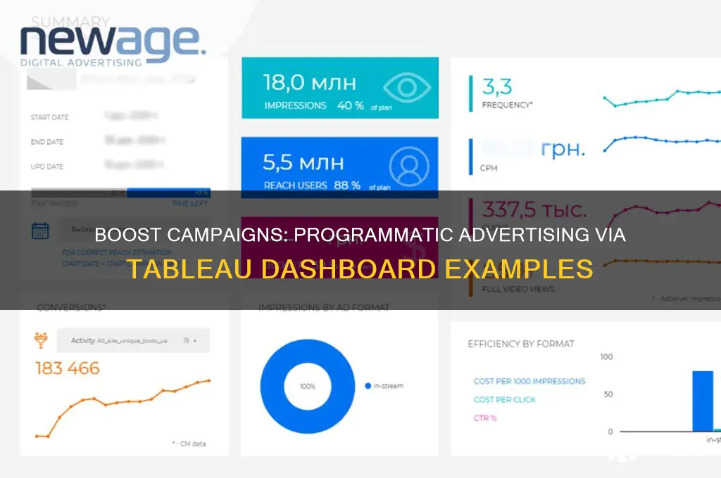 how to use programmatic advertising from tableau dashboard examples