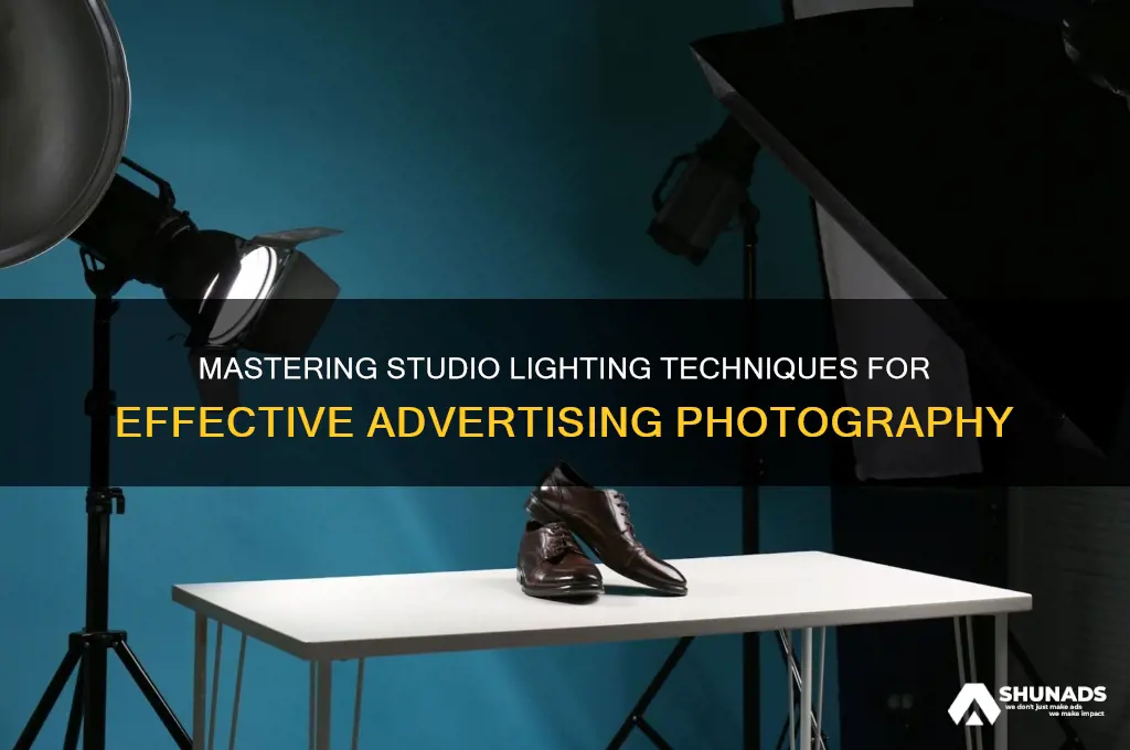 how to use studio lighting for advertising