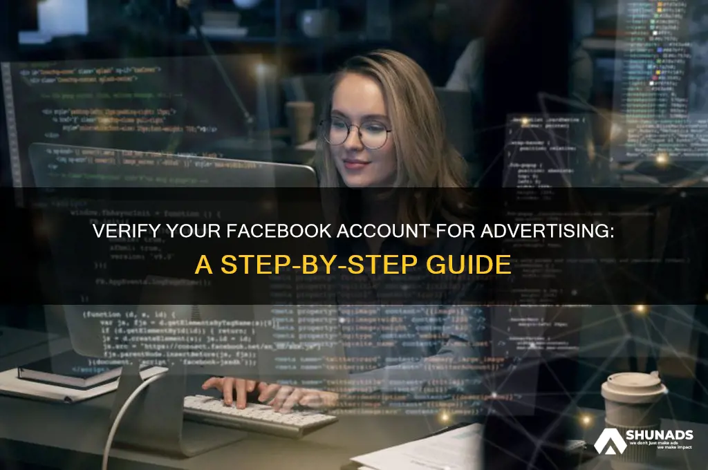 how to verify facebook account for advertising