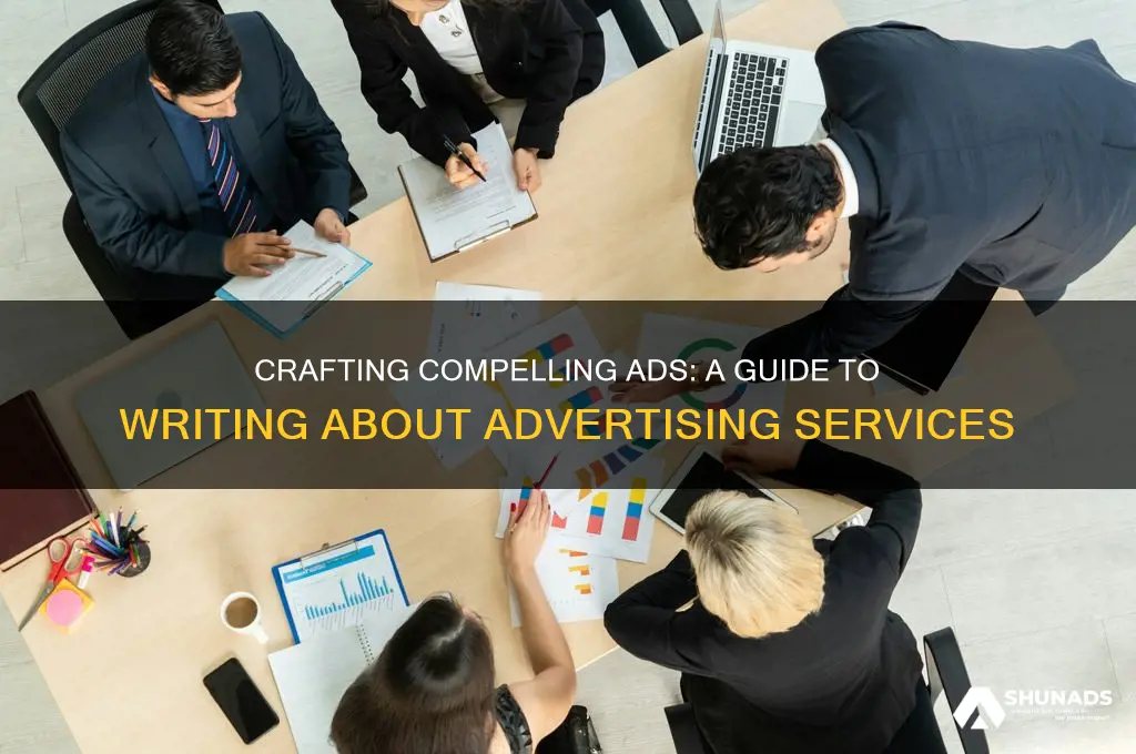 how to write a advertising company about their service