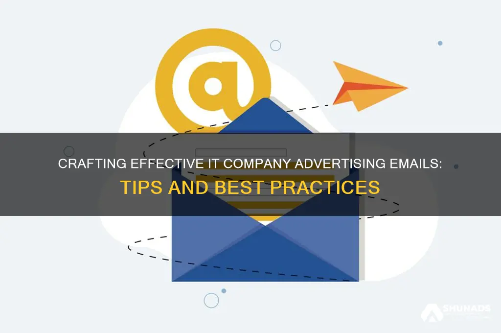 how to write an advertising email for it company