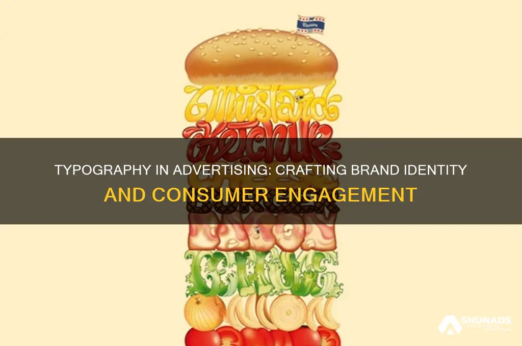 how typography is used in advertising