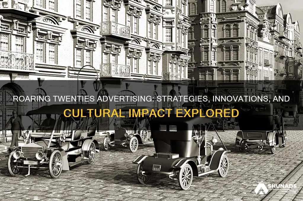 how was advertising used in the 1920s