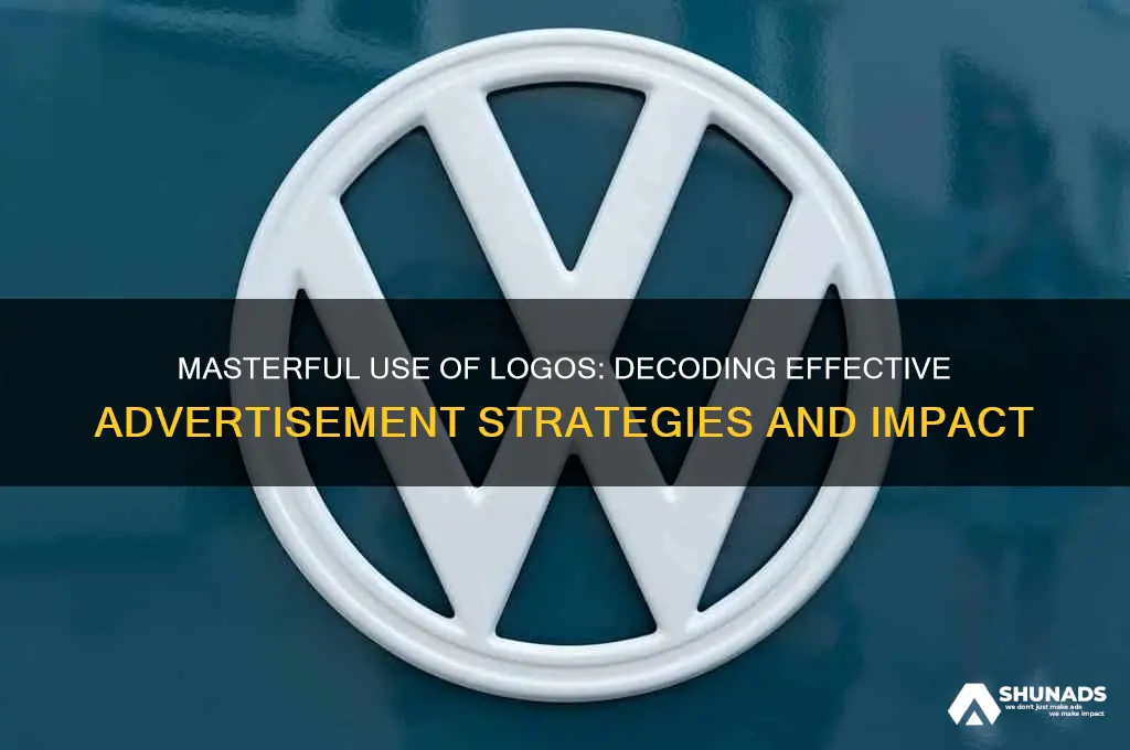 how was logos used effectively in that advertisement