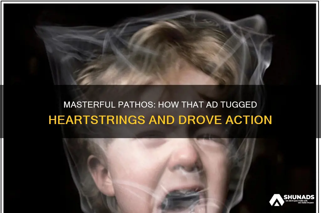 how was pathos used effectively in that advertisement