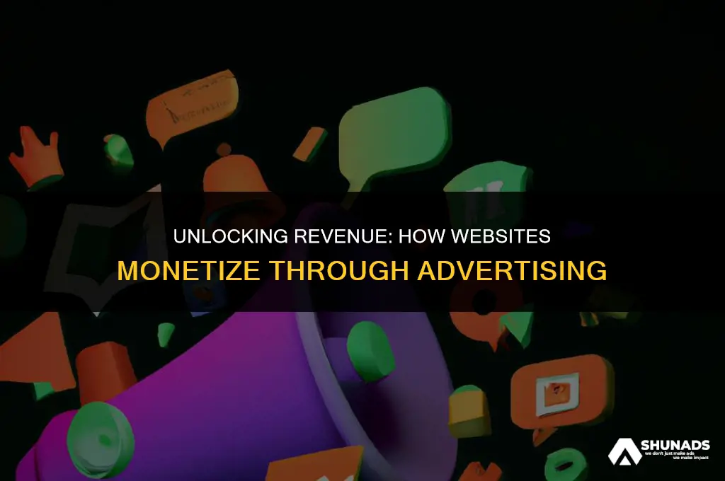 how website make money with advertising