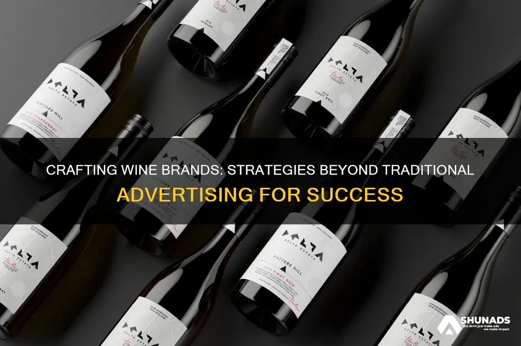 how wine companies build their brands with little advertising