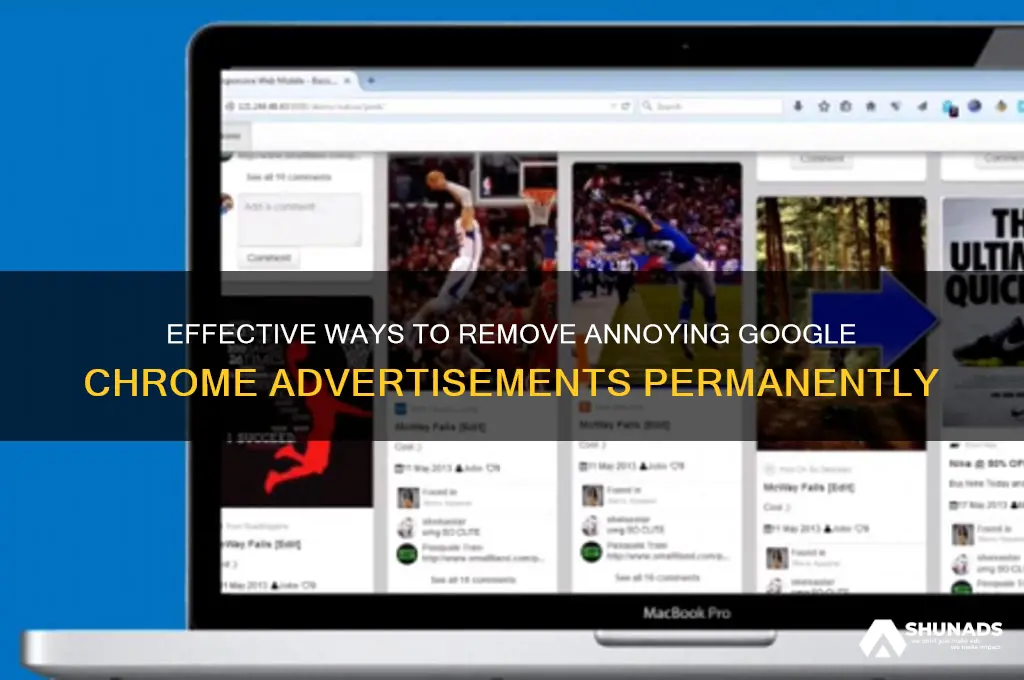 how you get rid of goggle chrome advertisements