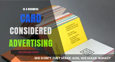 Are Business Cards Advertising? Exploring Their Role in Marketing Strategies