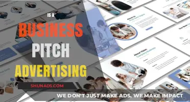 Is a Business Pitch Advertising? Exploring the Fine Line Between the Two