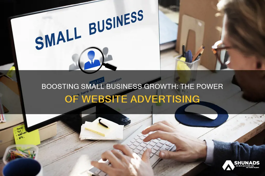 is a small business website advertising