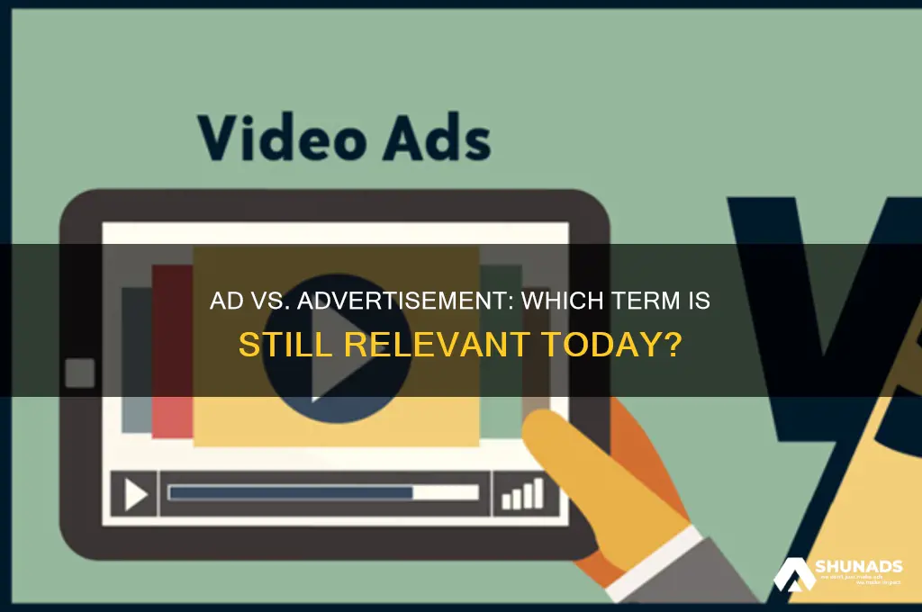 is ad still proper or use advertisement