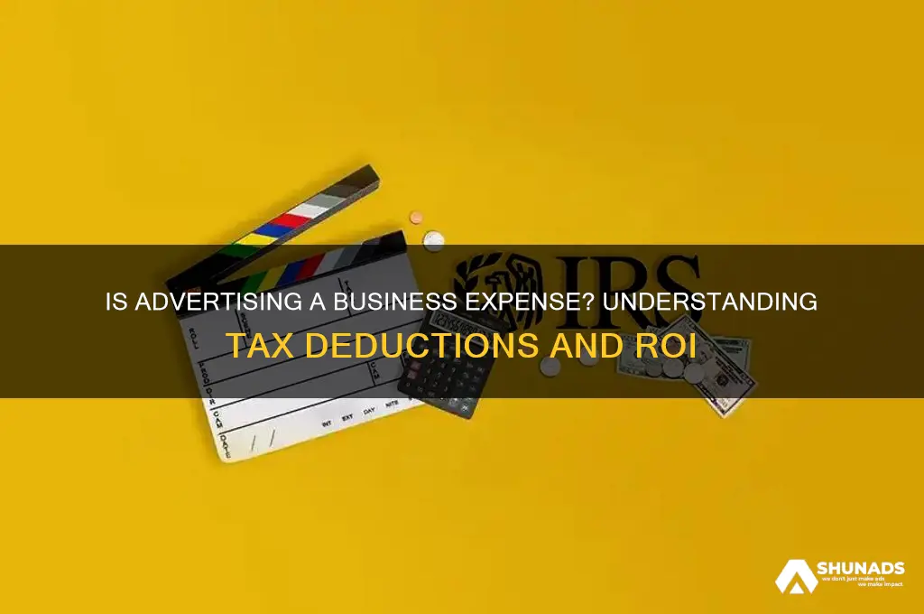 is advertising a business expense